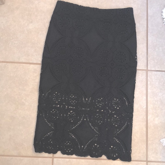Abercrombie & Fitch Dresses & Skirts - Abercrombie & Fitch Lace Pencil Skirt size 2